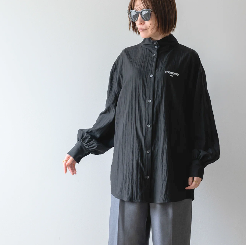 ミッコ Floral Lace Sleeve Shirt | Mame