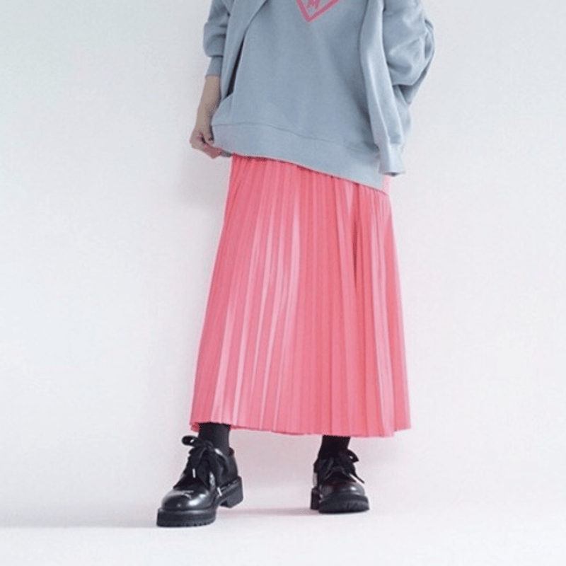 【美品】  Thomas magpie / トーマスマグパイ | long tulle skirt stripe ストライプ シアー プリーツ チュール ロング フレア スカート | 36 | Ivory | レディース