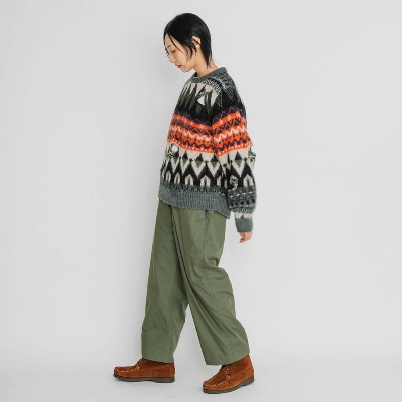 フェアアイルダメージ加工ニット【BB56-722】 | BLANC basque