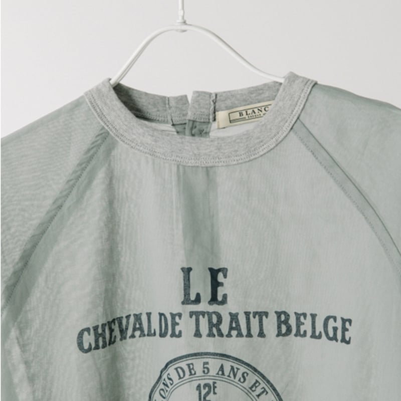 シアーコットンプリントTシャツブラウス【BB52-920】 | BLANC basque
