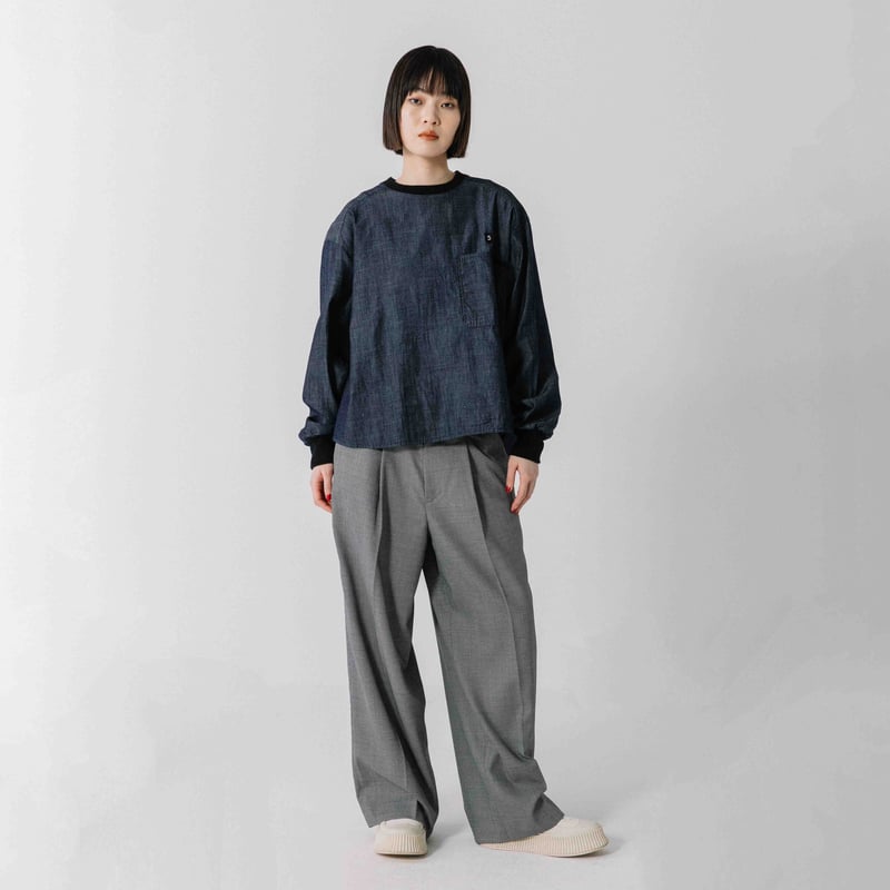 ライトデニムプルオーバー【BB54-102】 | BLANC basque