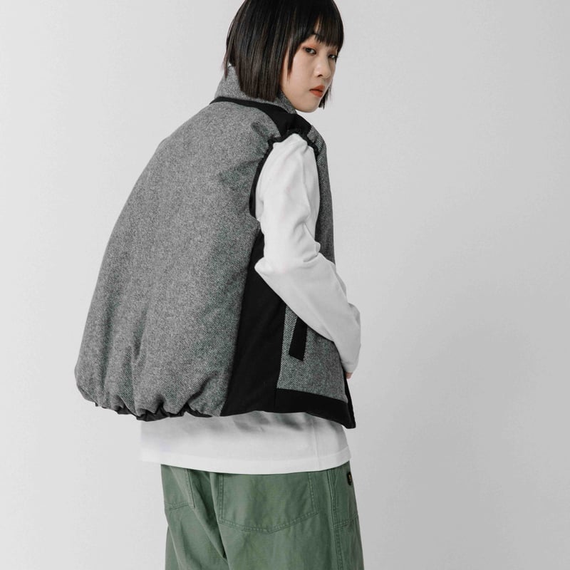 ウールライトダウンベスト【BB54-508】 | BLANC basque