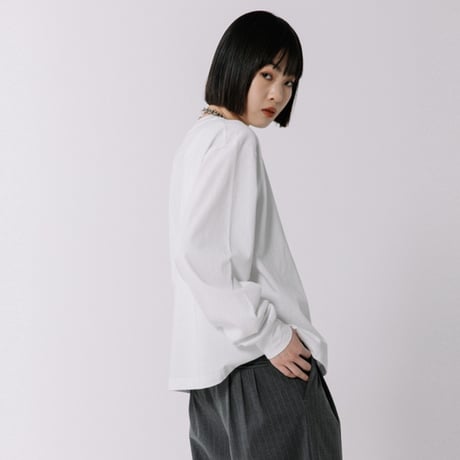 ”No.5732”刺繍ロゴロングTシャツ【BB57-935】