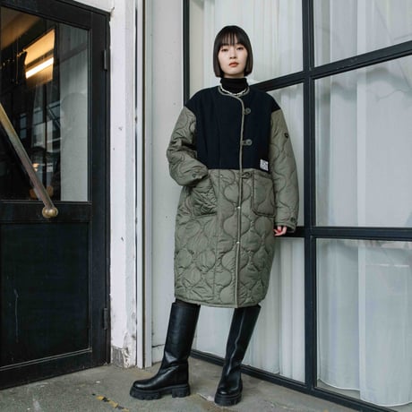 中綿キルティングコート【BB54-204】