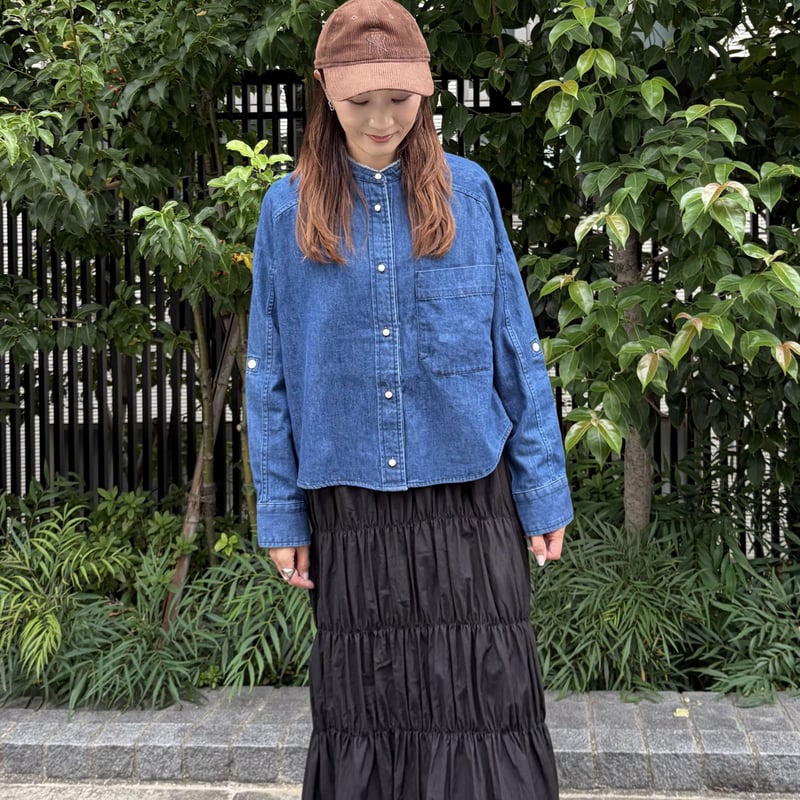 パールボタンデニムシャツ【BB88-105】 | BLANC basque