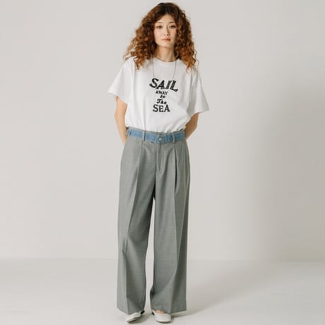 ”SAIL”刺繍ロゴTシャツ【BB52-931】