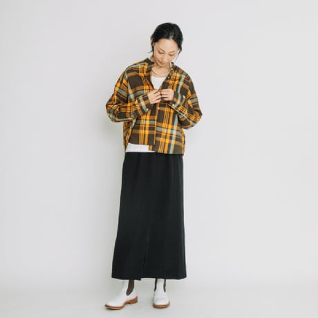 シアービッグチェックパールボタンシャツ【BB54-107】