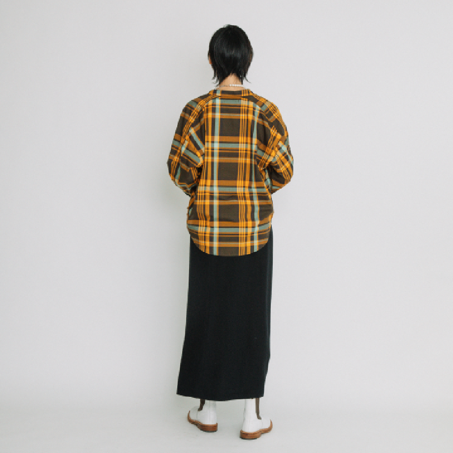 シアービッグチェックパールボタンシャツ【BB54-107】 | BLANC basque