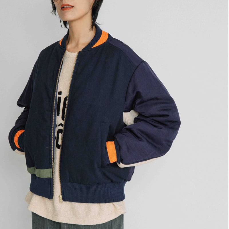 中綿入りZIPUPジャケット【BB56-519】 | BLANC basque