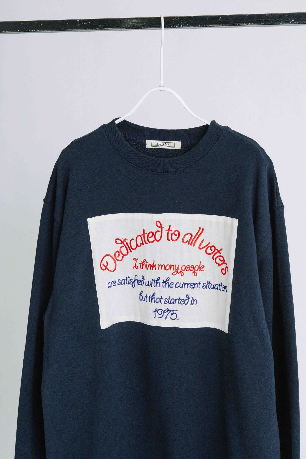 8.8ozパイル刺繡スエット【BB60-902】 | BLANC basque