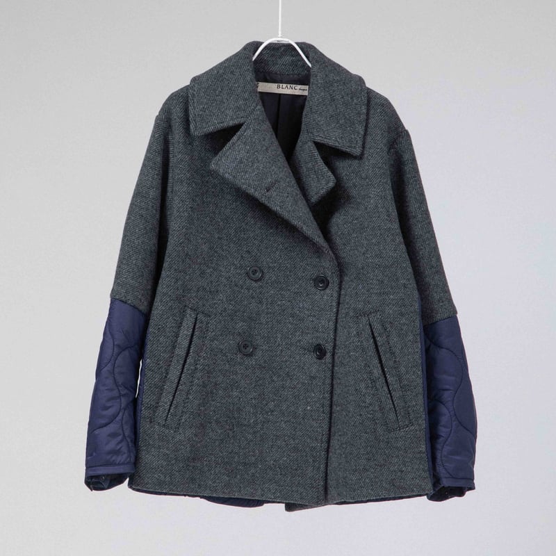 ソフトメルト×キルティング Pコート 【BB55-206】 | BLANC basque