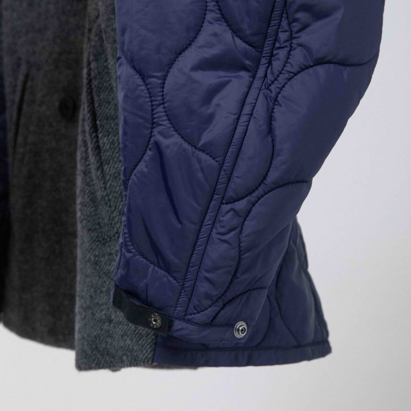 ソフトメルト×キルティング Pコート 【BB55-206】 | BLANC basque