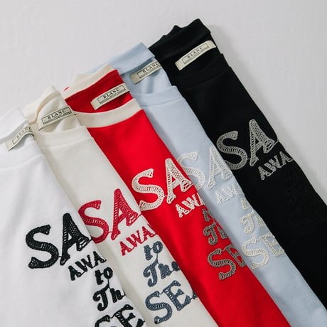 ”SAIL”刺繍ロゴTシャツ【BB52-931】