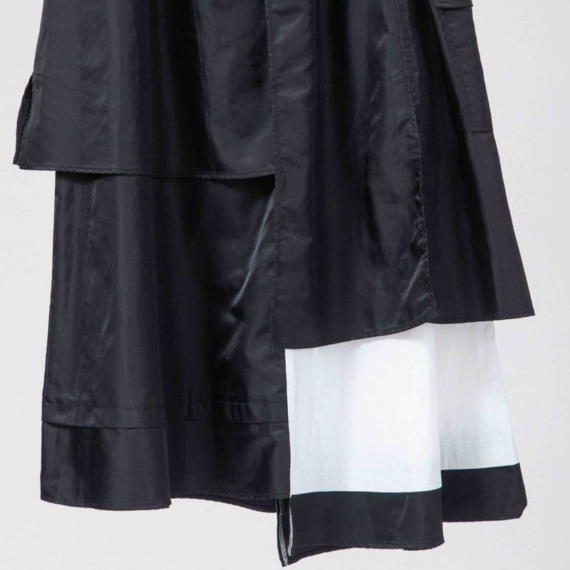 タフタ切替ロングスカート【PB55-605】 | BLANC basque