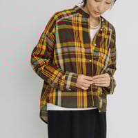 シアービッグチェックパールボタンシャツ【BB54-107】