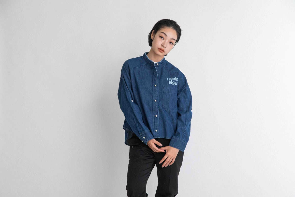 BLANC basque パールボタンデニムシャツ BLANC basque/ブラン バスクの 〈LEEマルシェ掲載〉パールボタン