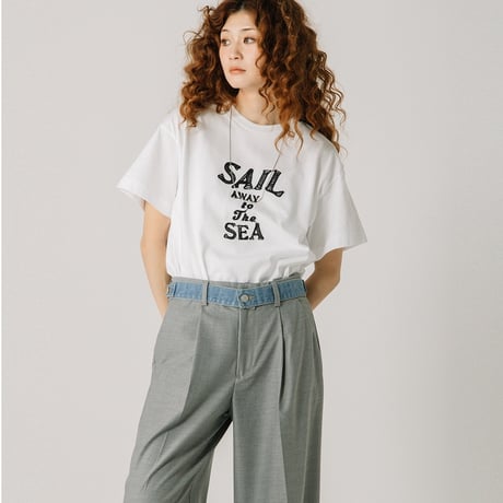 ”SAIL”刺繍ロゴTシャツ【BB52-931】