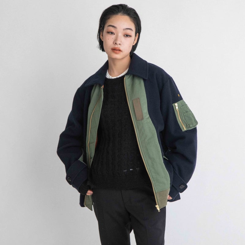 ステンカラーZIP MA-1 【BB55-210】 | BLANC basque