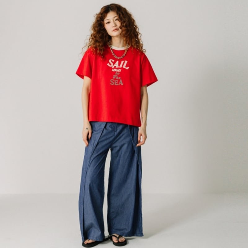 SAIL”刺繍ロゴTシャツ【BB52-931】 | BLANC basque