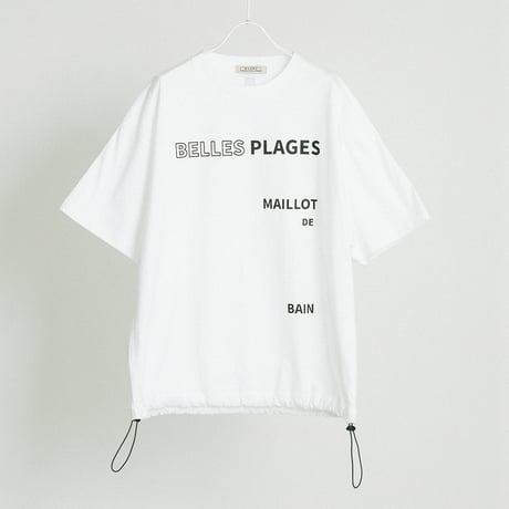 タンタンで購入　BLANC basque 配色ラインロゴカットソー タンタンで購入 BLANC basque 配色ラインロゴカットソー 【公式通販】