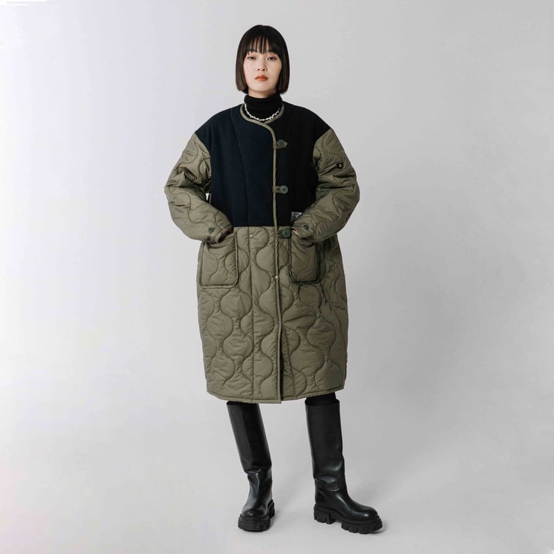 中綿キルティングコート【BB54-204】 | BLANC basque