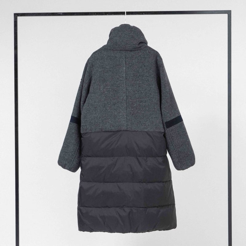 ソフトメルトン×タフタ ダウンコート【BB55-207】 | BLANC basque