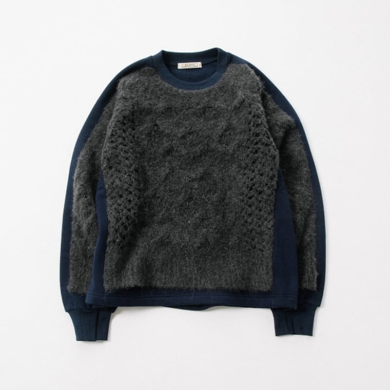 裏毛×モヘアニットPO【BB45-718】 | BLANC basque