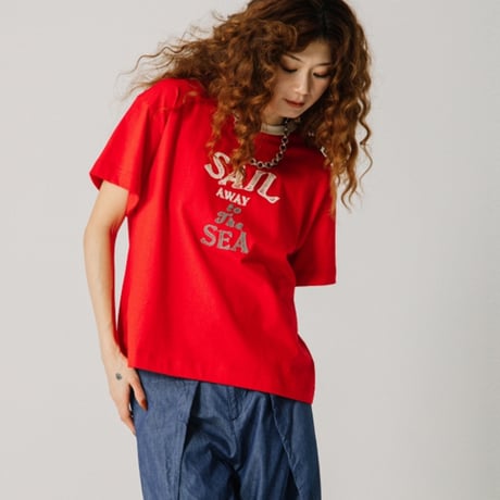 ”SAIL”刺繍ロゴTシャツ【BB52-931】
