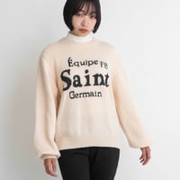 クルーネックカラーニット【BB55-718】