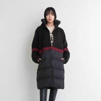 ソフトメルトン×タフタ ダウンコート【BB55-207】