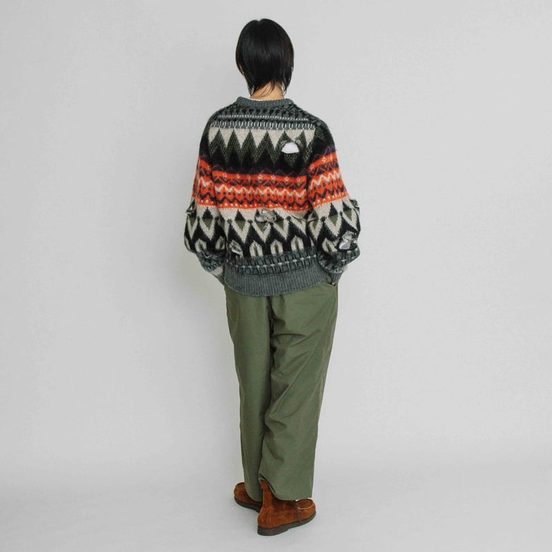 フェアアイルダメージ加工ニット【BB56-722】 | BLANC basque