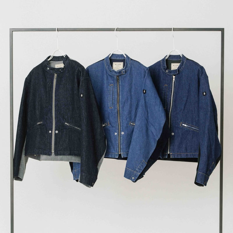 デニム×コールテンライダースジャケット【BB54-504】 | BLANC basque