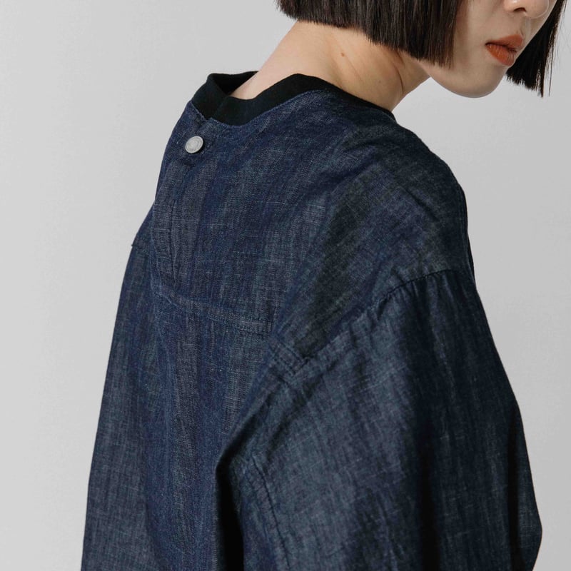 美品ライトデニムプルオーバー　BLANC basque ライトデニムプルオーバー【BB54-102】 | BLANC basque