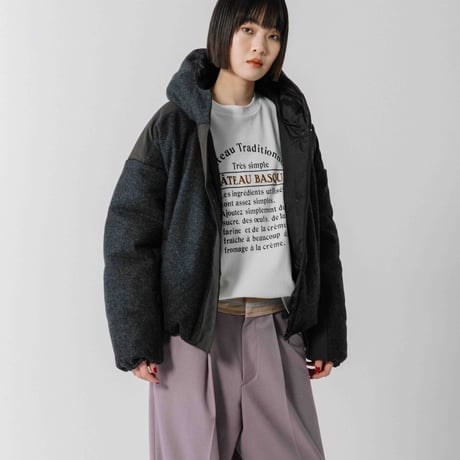 ウールライトダウンフーデッドジャケット【BB54-507】