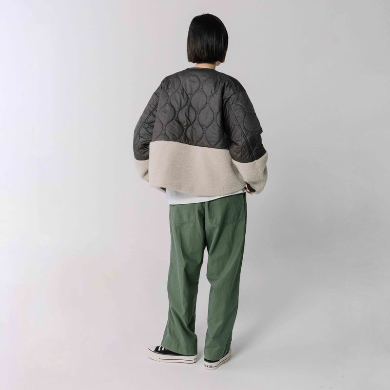 キルティング×ボアショートジャケット【BB54-502】 | BLANC basque