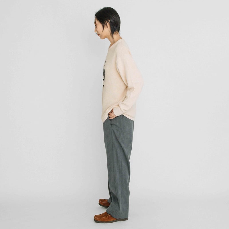 blancvert 『ブランベール』アルパカインターシャニット blancvert(ブランベール) 通販｜woollen online store（ウールン