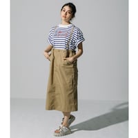 Ｔ/Ｃツイル撥水加工サロペットカーゴスカート【BB42-603】