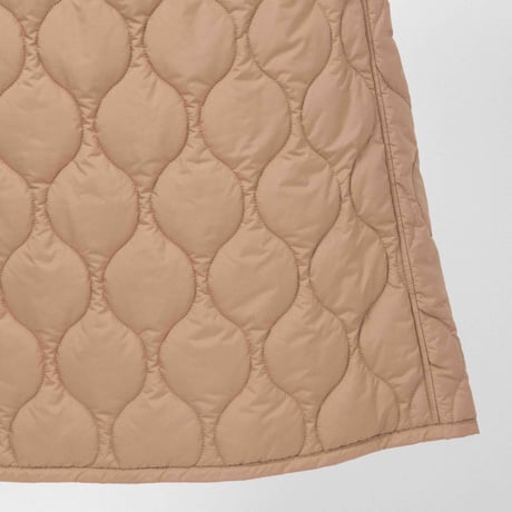 KNIT×キルティング ロングベスト　【BB55-714】