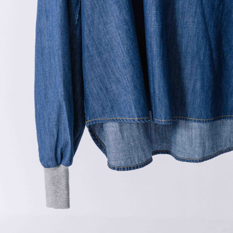 ライトデニムプルオーバー【BB54-102】 | BLANC basque