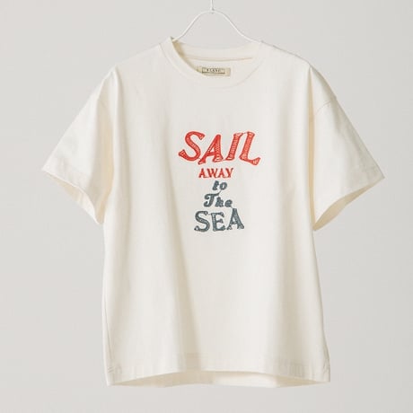 ”SAIL”刺繍ロゴTシャツ【BB52-931】
