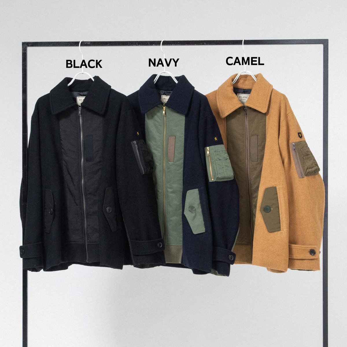 ステンカラージップMA-1 【BB55-210】 | BLANC basque