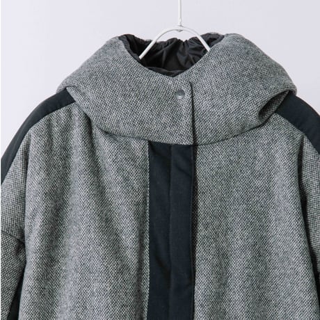 ウールライトダウンフーデッドジャケット【BB54-507】