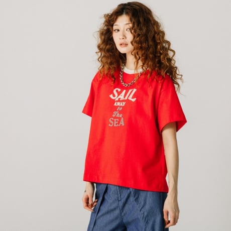 ”SAIL”刺繍ロゴTシャツ【BB52-931】