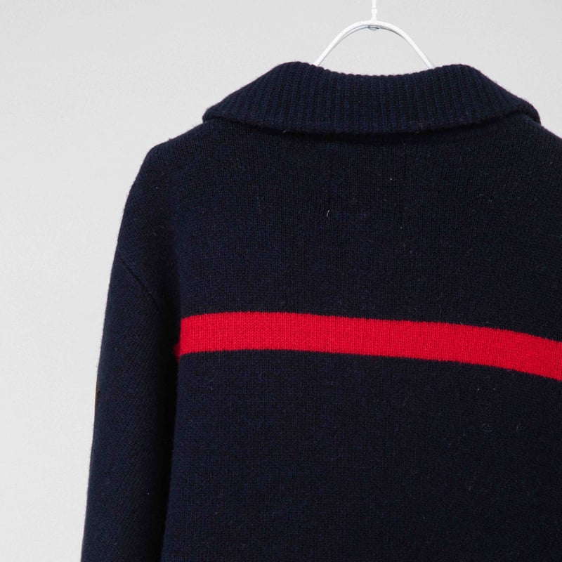 ナイロンツイルハーフ丈衿付きニットコート 【BB55-716】 | BLANC basque