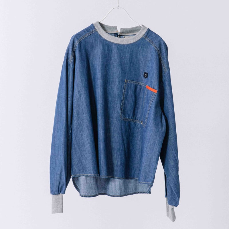 ライトデニムプルオーバー【BB54-102】 | BLANC basque