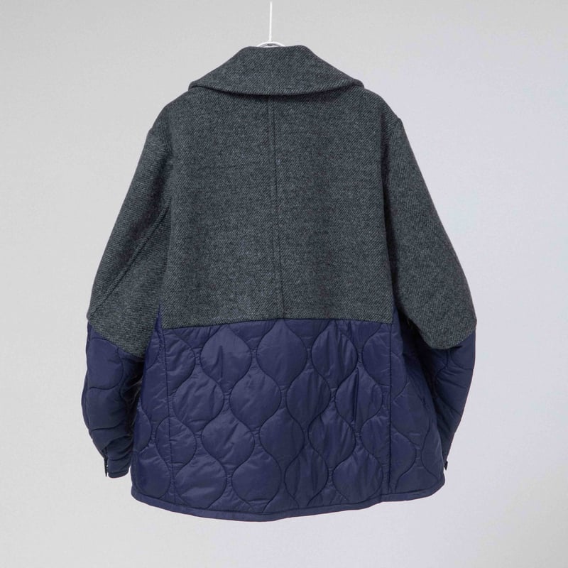 ソフトメルト×キルティング Pコート 【BB55-206】 | BLANC basque