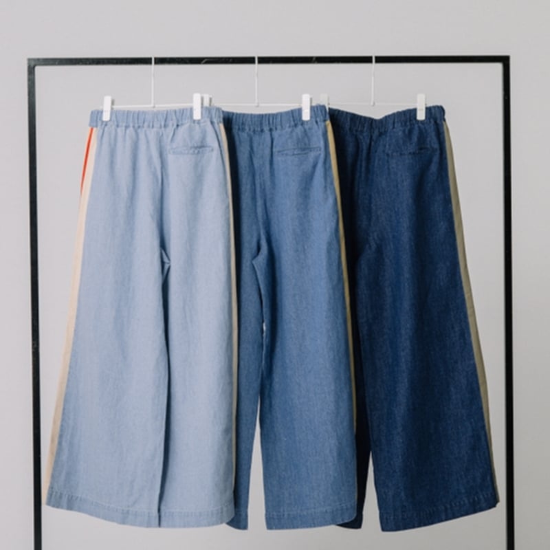 E2948-73◾️バーバリーブルーレーベル　リネンコットン　デニムホットパンツ コットンリネンデニムイージーパンツ【BB51-304】 | BLANC basque