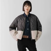 キルティング×ボアショートジャケット【BB54-502】