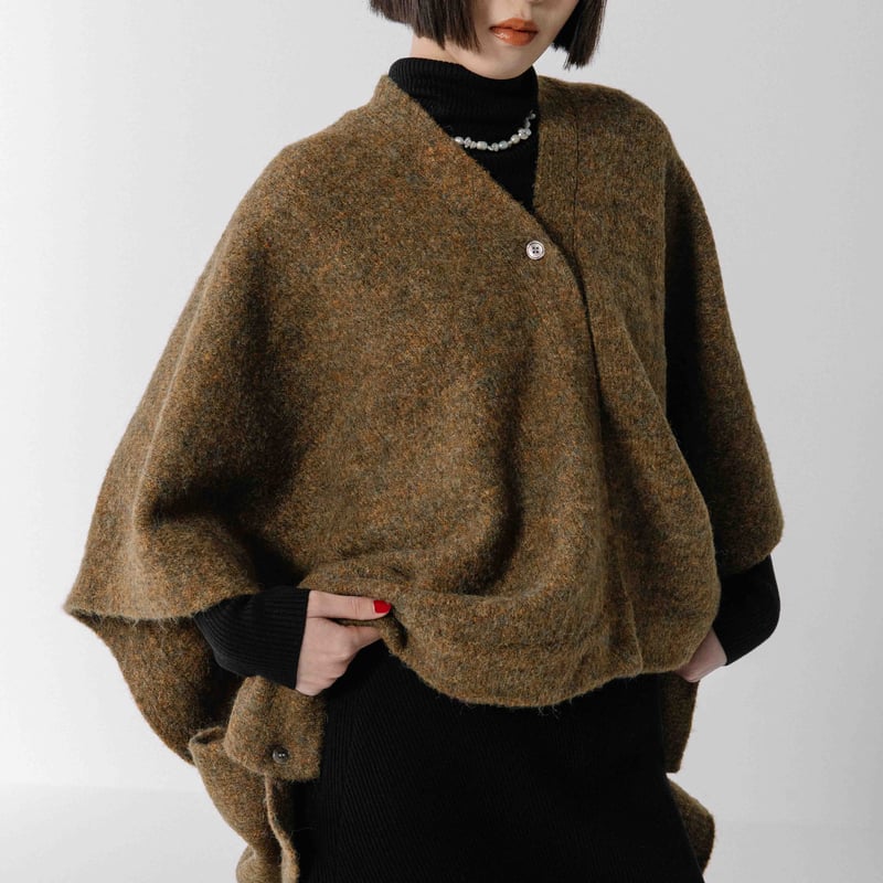 もこもこケープストール【BB54-704】 | BLANC basque