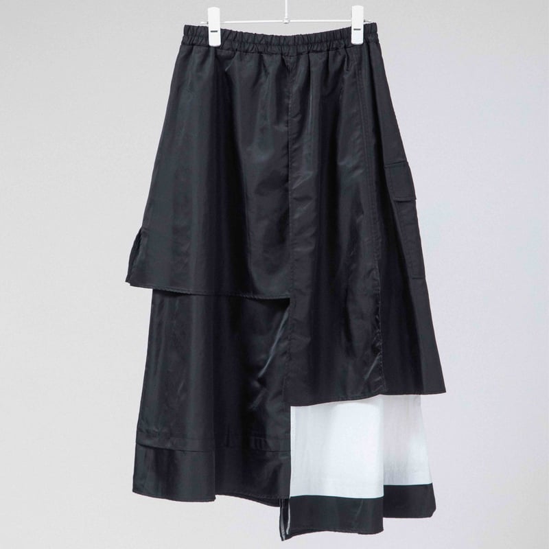 タフタ切替ロングスカート【PB55-605】 | BLANC basque